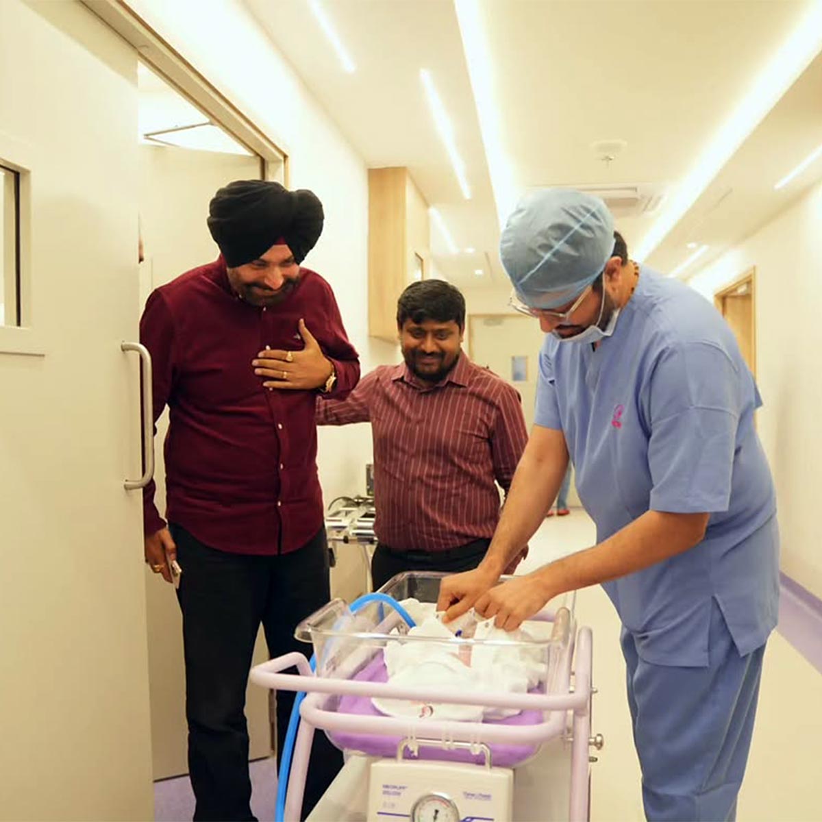navjot singh sidhu welcomes grand daughter