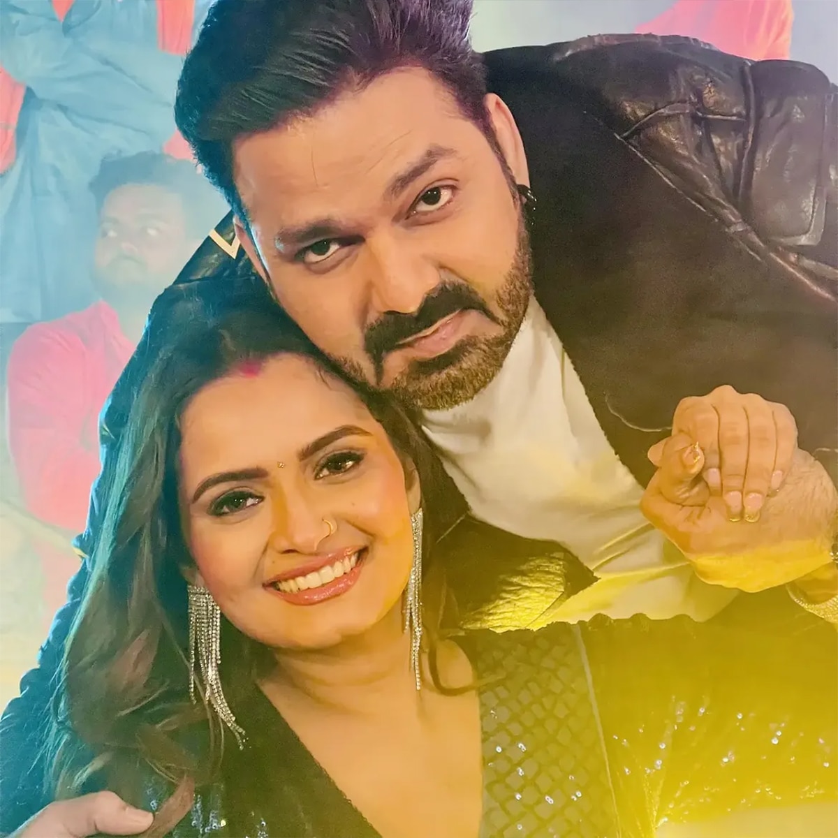 pawan singh neelam giri romantic video