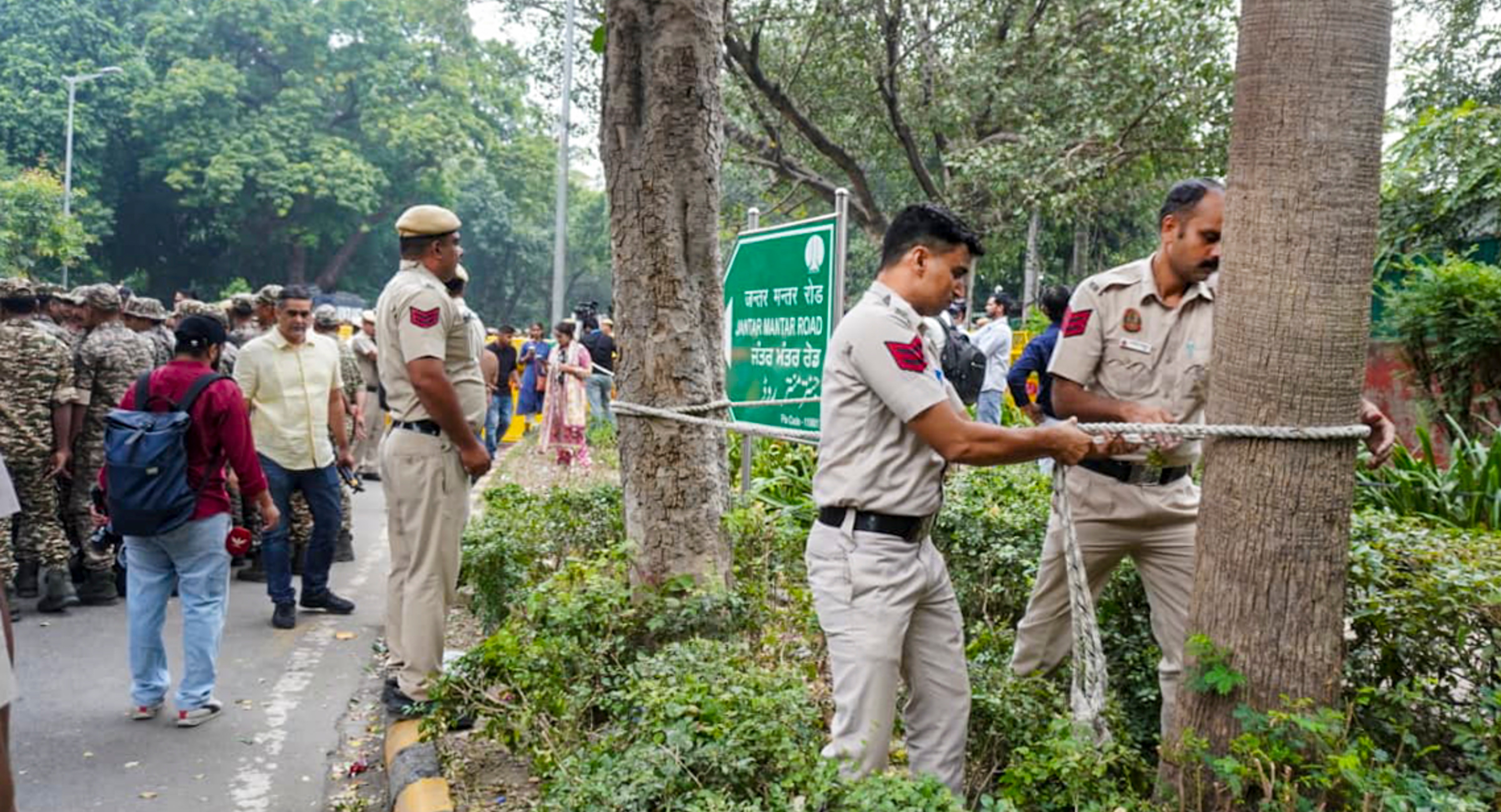  दिल्ली में CJP प्रदर्शन से पहले सुरक्षा कड़ी