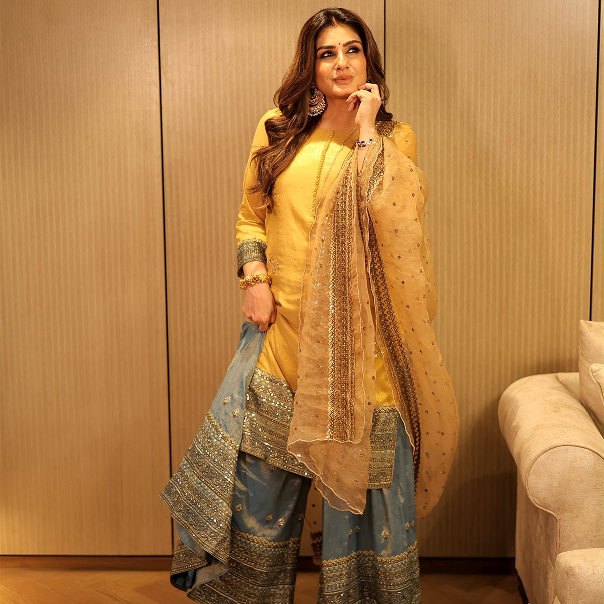 raveena tandon becomes grandmother at 46 age