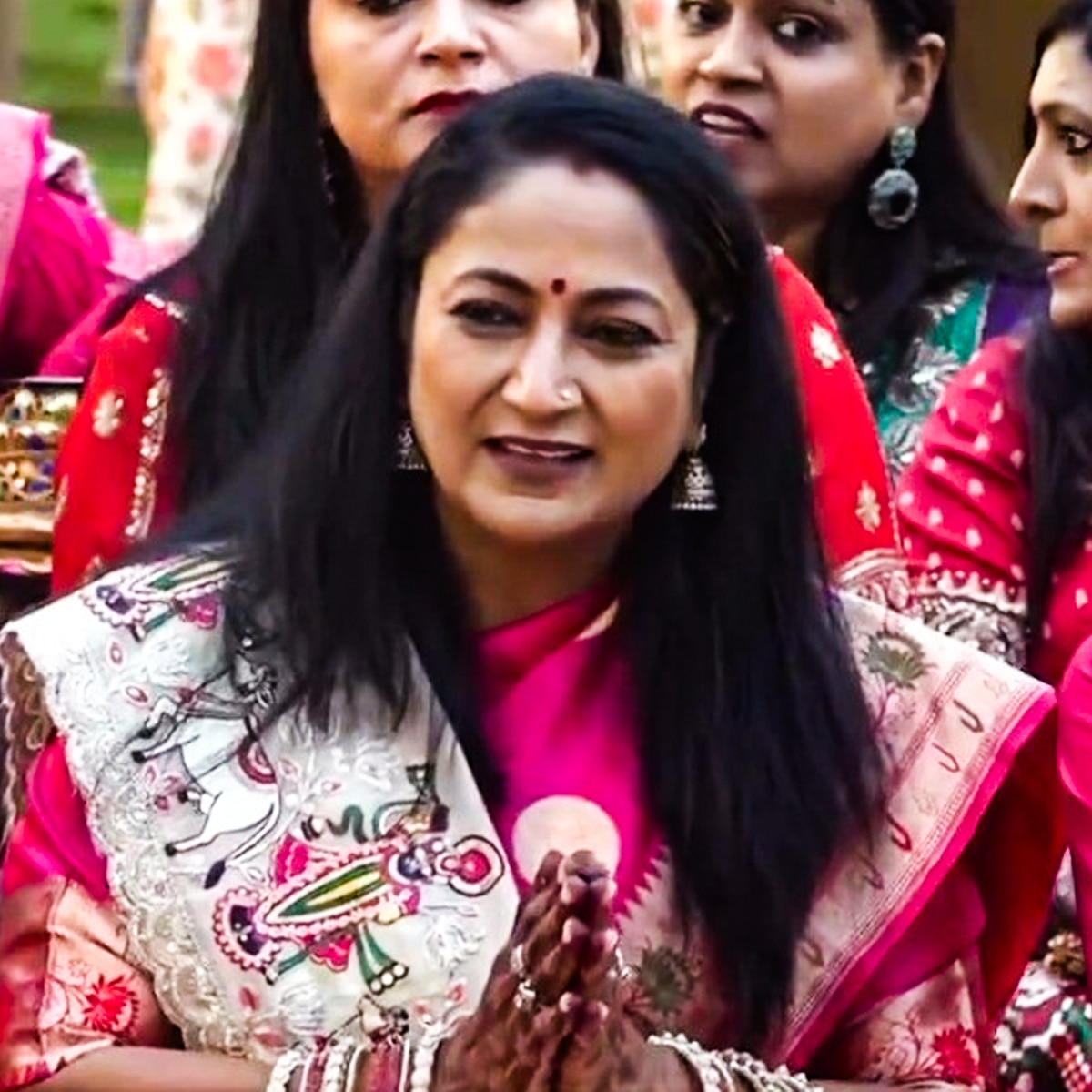 cm rekha gupta karva chauth pooja