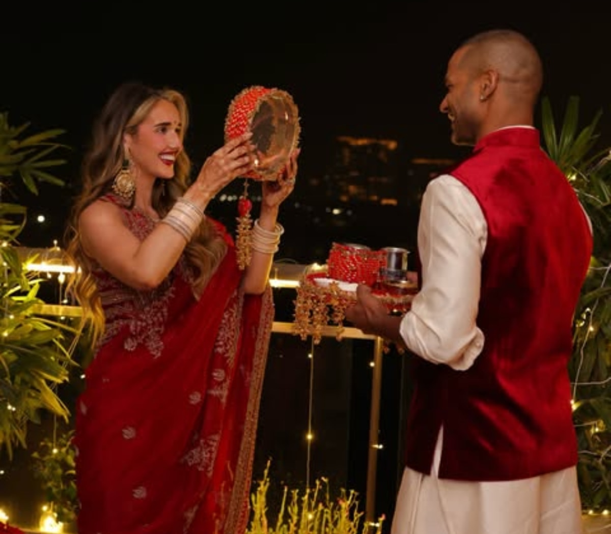 Shikhar dhawan Sophie shine