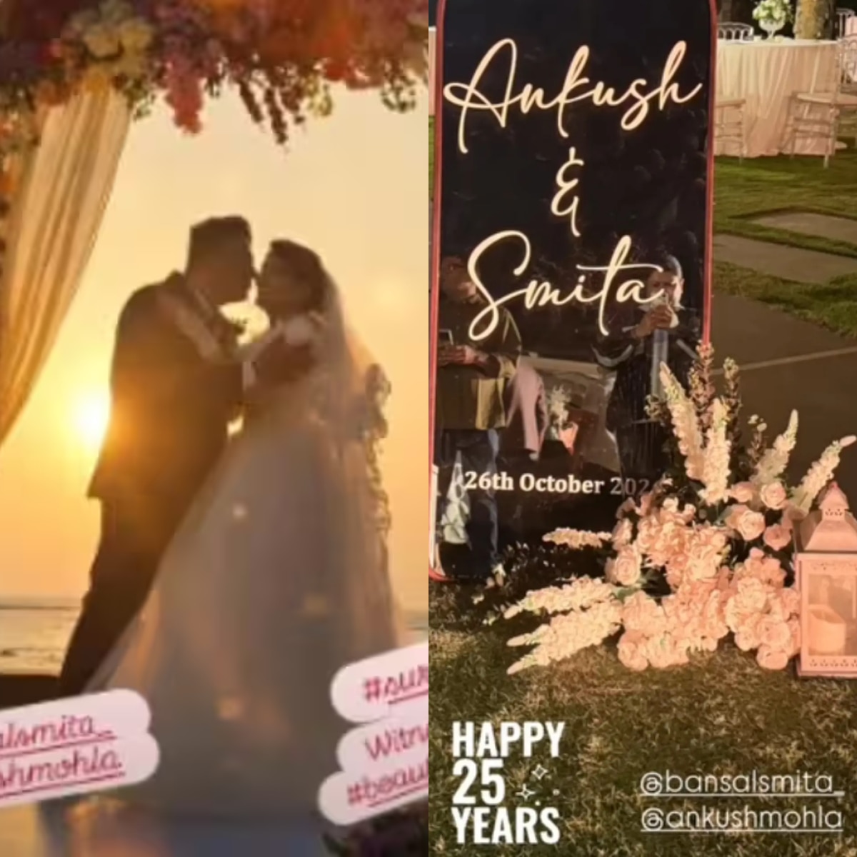 Smita bansal renewed vows