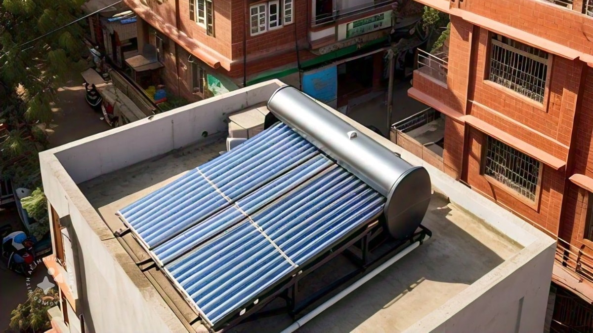 Solar water heater achha hai 