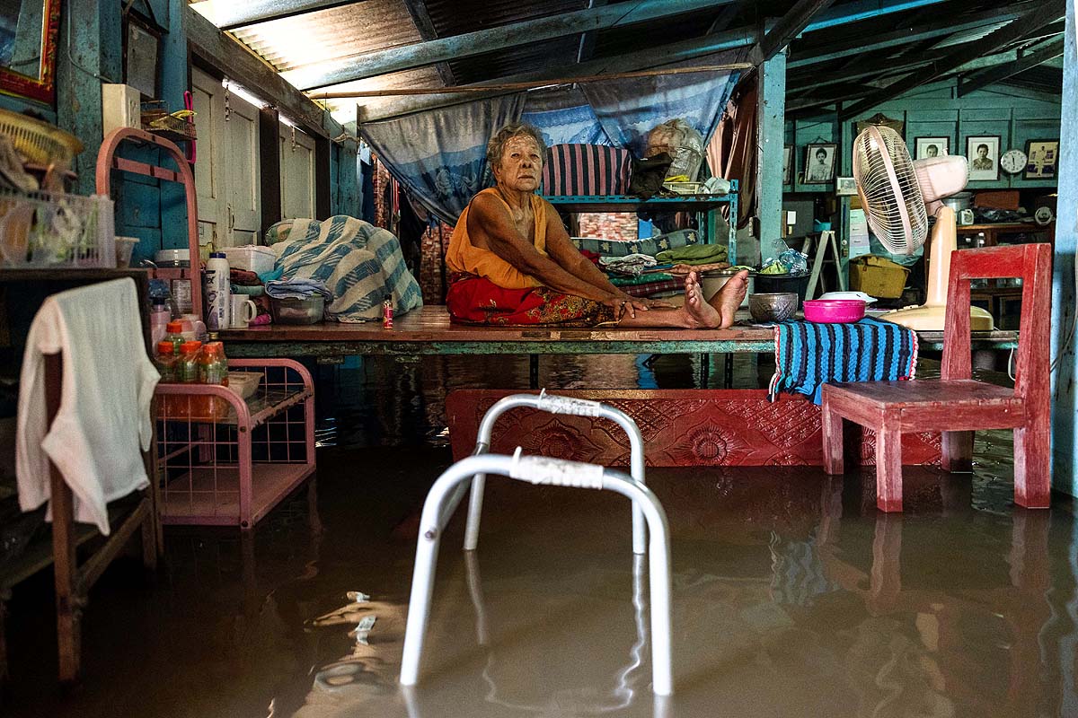 Thailand Village Flooding