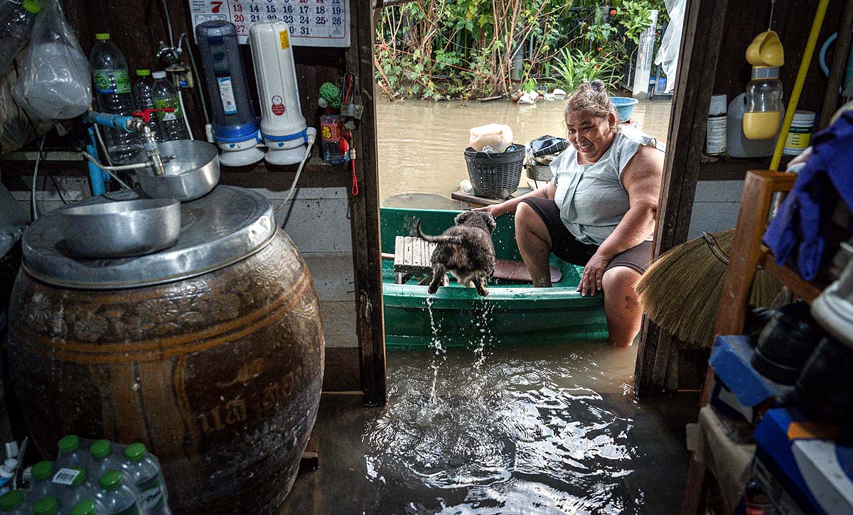 Thailand Village Flooding