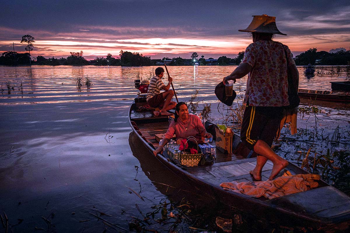 Thailand Village Flooding