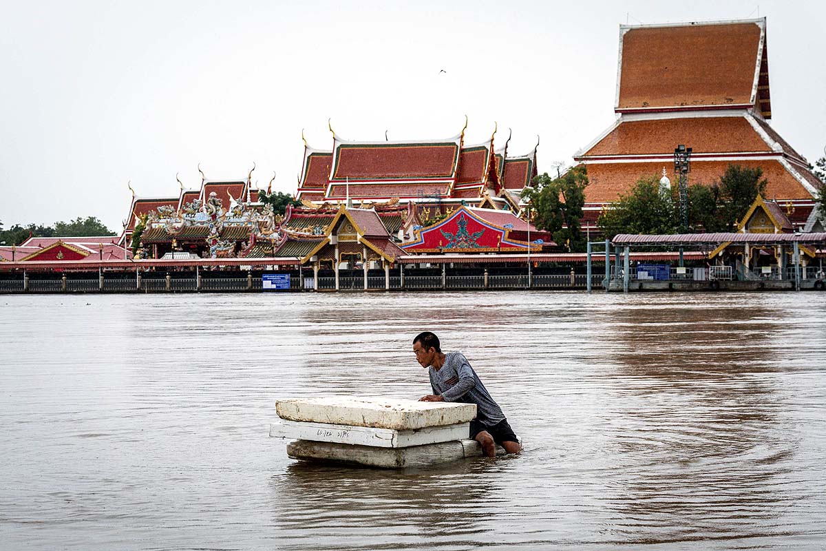 Thailand Village Flooding