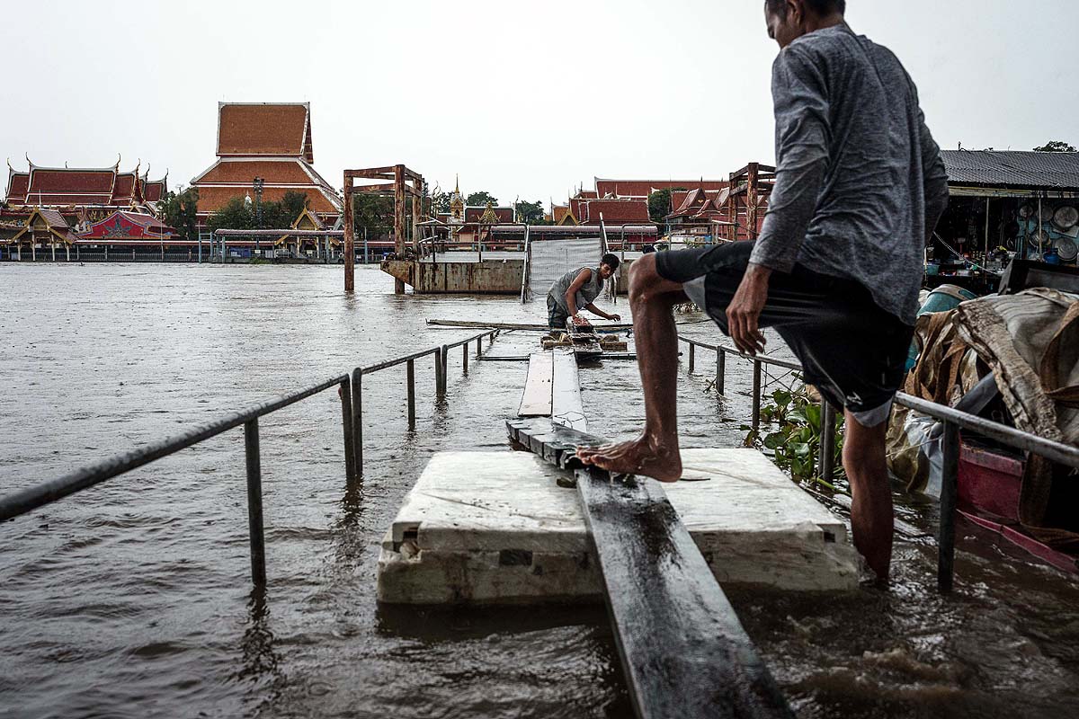 Thailand Village Flooding