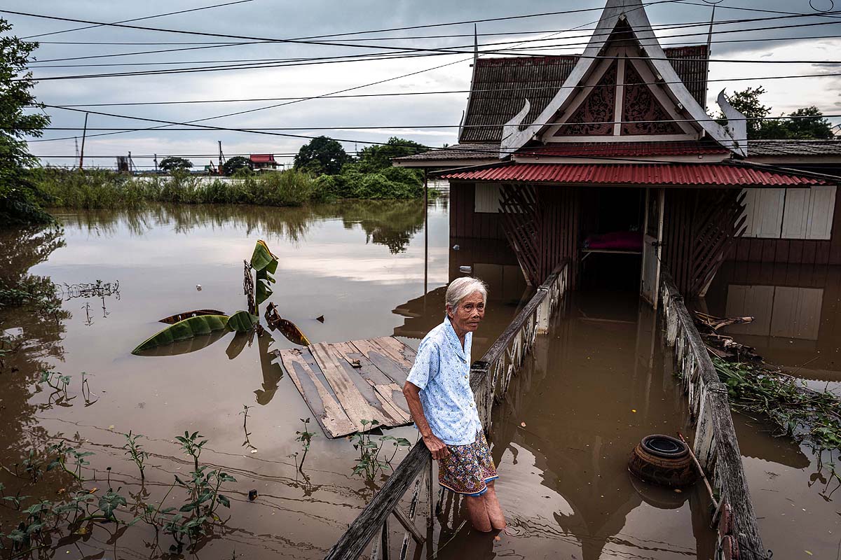 Thailand Village Flooding