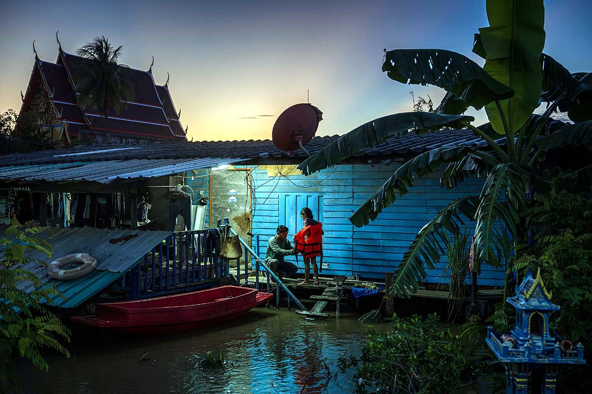 Thailand Village Flooding