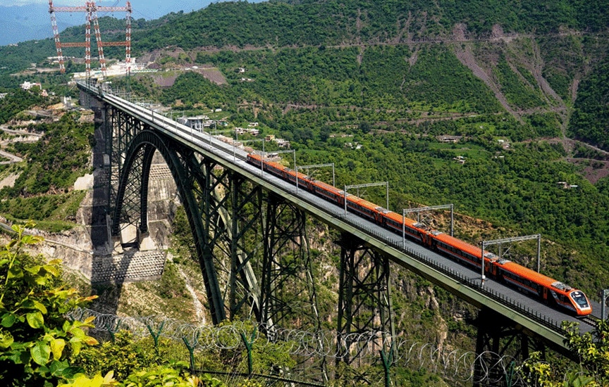 jammu kashmir vande bharat express milestone 