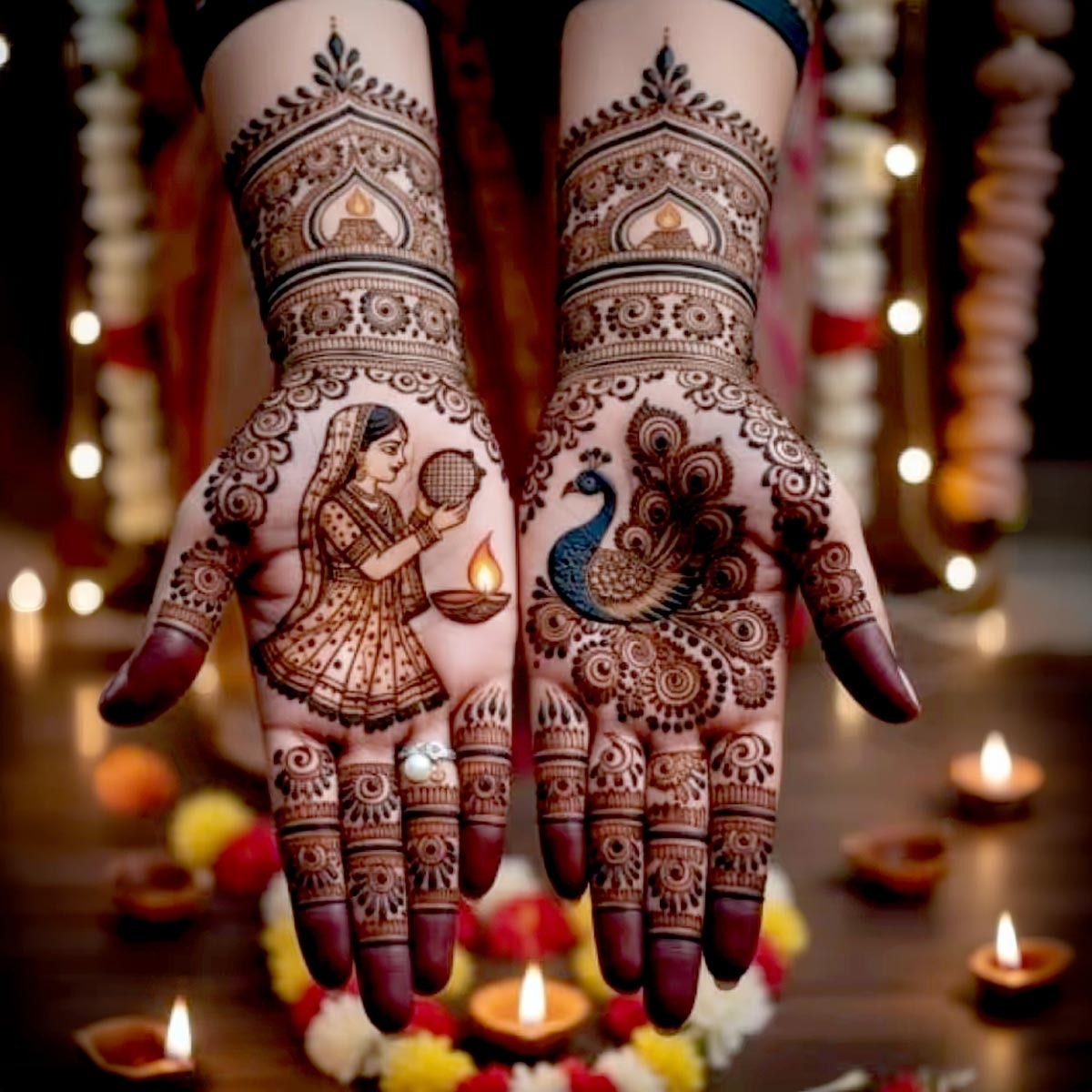  Karwa Chauth Mehndi Designs 2026 (PHOTO:ITG)