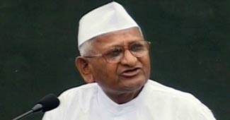 गांधीवादी समाजसेवी अन्‍ना हजारे