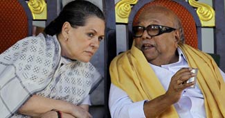 सोनिया गांधी, एम करूनानिधि