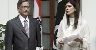 एसएम कृष्‍णा-हिना रब्‍बानी खार