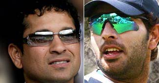 सचिन तेंदुलकर और युवराज सिंह