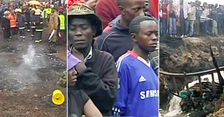 केन्या में पाइपलाइन फटा, 100 मरे