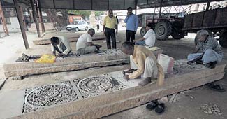 राम मंदिर की कार्यशाला