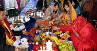 अमेरिका में मनाया गया छठ