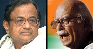 चिदंबरम बनाम आडवाणी