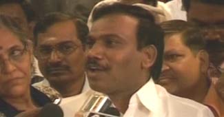 पूर्व संचार मंत्री ए राजा