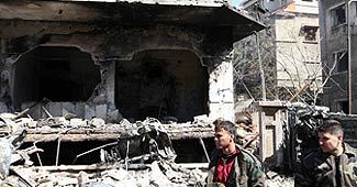 दमिश्क में आत्मघाती विस्फोट