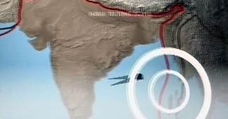 इं‍डोनेशिया, भारत में भूकंप