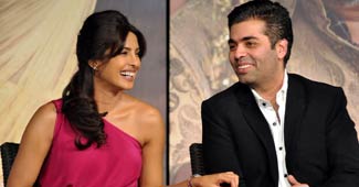 प्रियंका चोपड़ा और करन जोहर