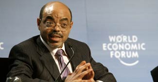 इथोपिया के प्रधानमंत्री मेलेस जेनावी