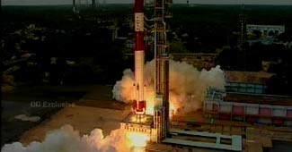 पीएसएलवी सी-21 की लांचिंग