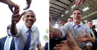 ओबामा और रोमनी