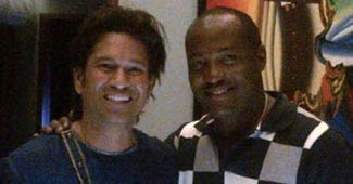 सचिन तेंदुलकर और ब्रायन लारा