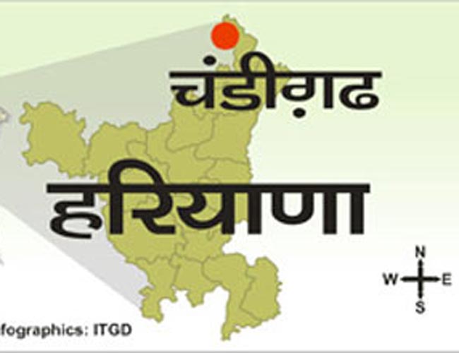 हरियाणा का मैप