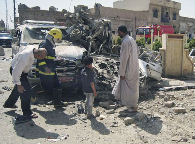 इराक बम ब्‍लास्‍ट