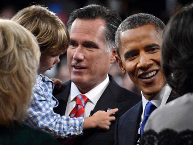बराक ओबामा और मिट रोमनी