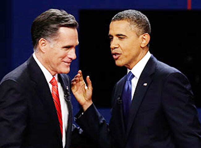 बराक ओबामा, मिट रोमनी