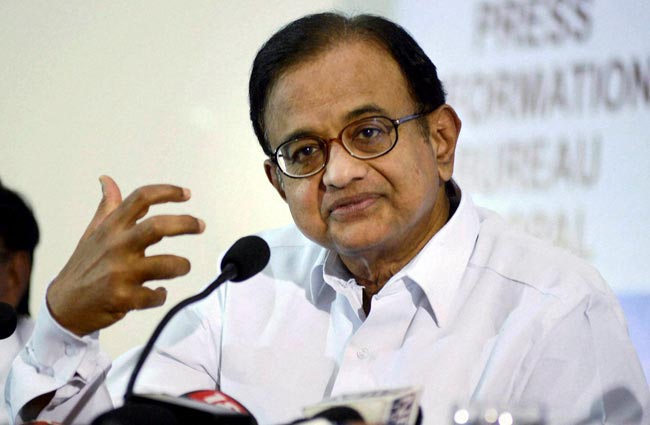 पी चिदंबरम