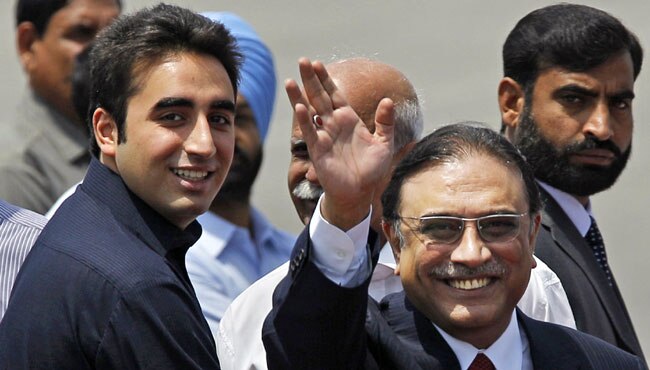 आसिफ अली जरदारी और बिलावल भुट्टो