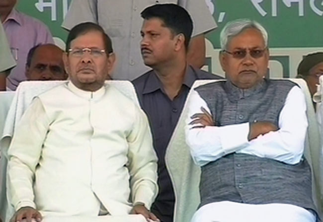 नीतीश कुमार और शरद यादव