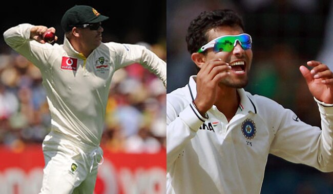 डेविड वार्नर और रवींद्र जडेजा