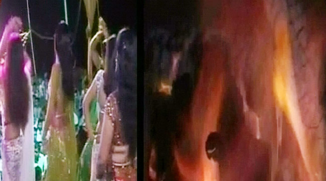 चिता पर नृत्‍य