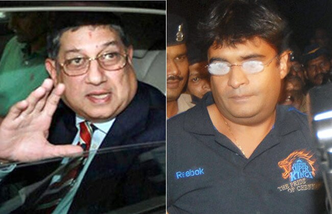 गुरुनाथ मयप्‍पन और श्रीनिवासन