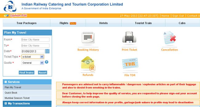 irctc