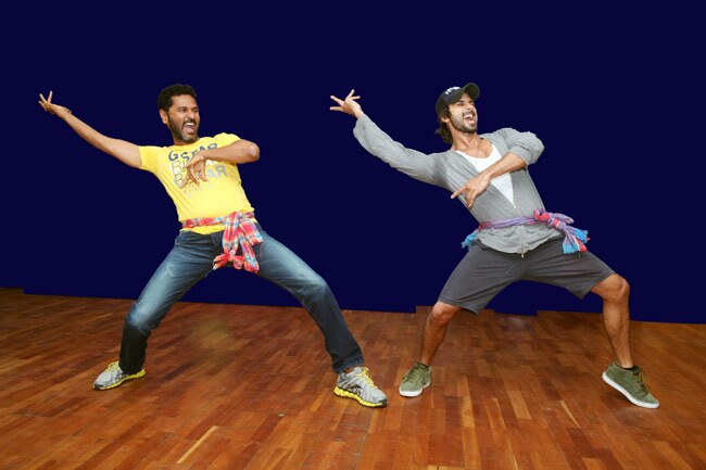 Prabhu deva and shahid kapoor