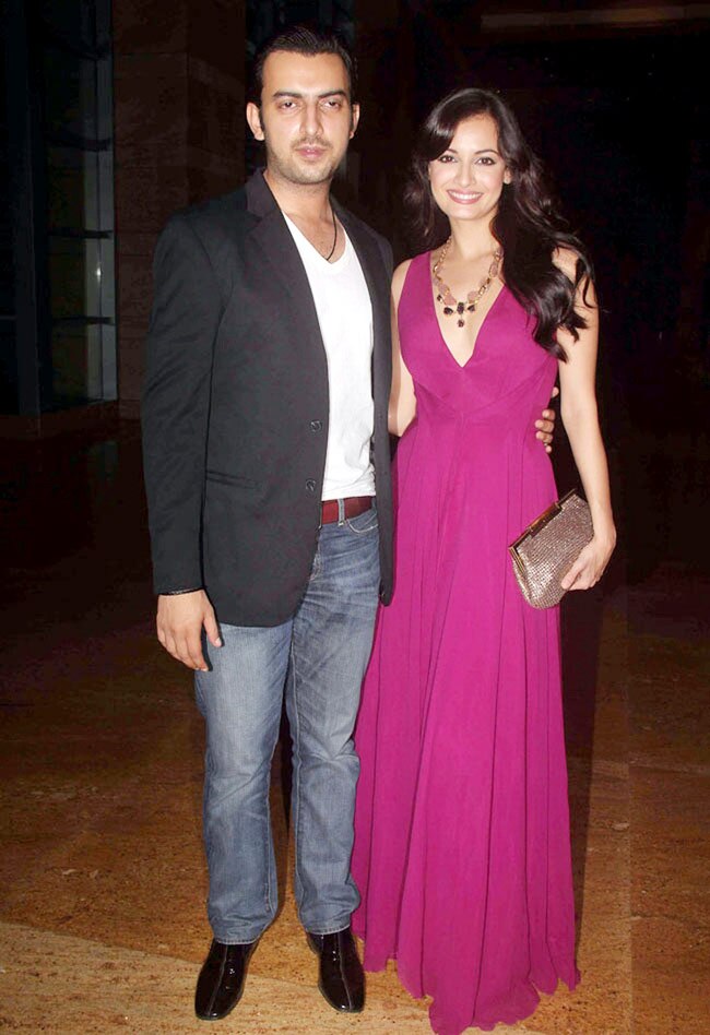 दीया मिर्जा और साहिल संघा