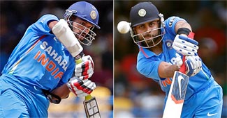 शिखर धवन और विराट कोहली