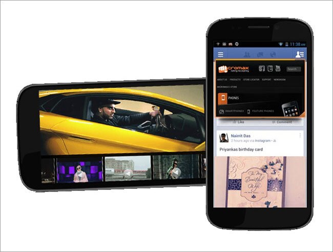 माइक्रोमैक्‍स कैनवास 4