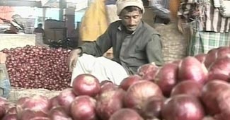 प्‍याज की बढ़ी कीमतें