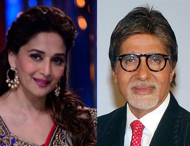 माधुरी दीक्षित और अमिताभ बच्‍चन